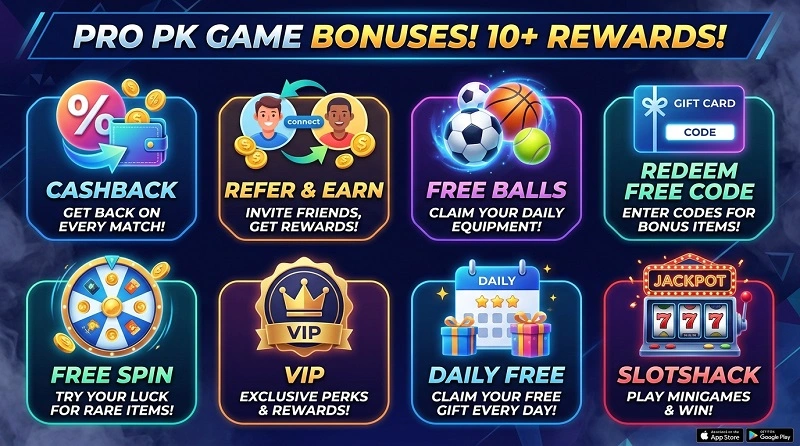 bonuses in pro pk game